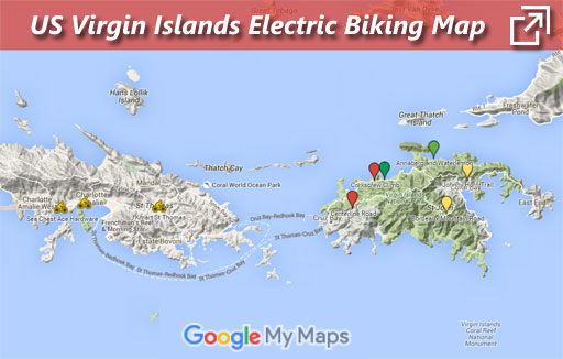 USVI Ebikers Map